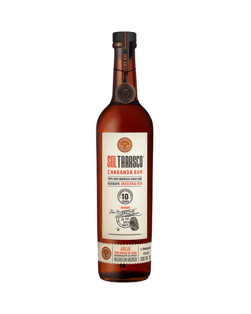 Sol Tarasco Charanda Rum 10 Anos