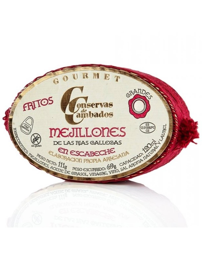 Mejillones Fritos Gourmet Cambados 6/12 und. 120ml. 