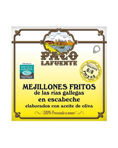 Mejillones Fritos En Escabeche Paco Lafuente 6/8