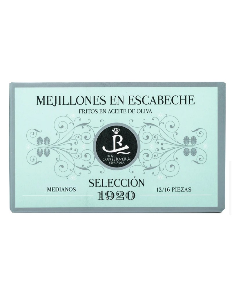 Mejillones En Escabeche 12/16 Selección 1920 115gr.