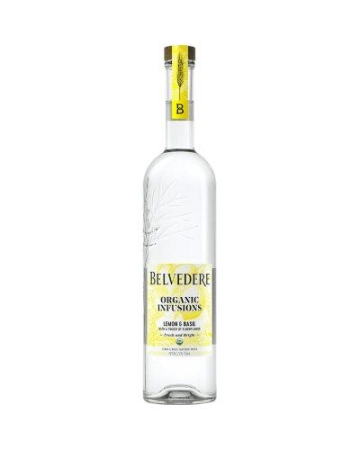 Belvedere Vodka Organic Lemon & Basil