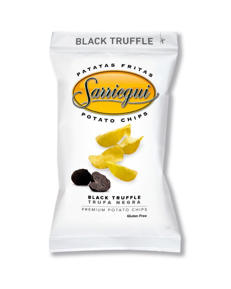 Chips Gourmandes SARRIEGUI Chorizo Épicé 40gr. Boîte 20 unités.