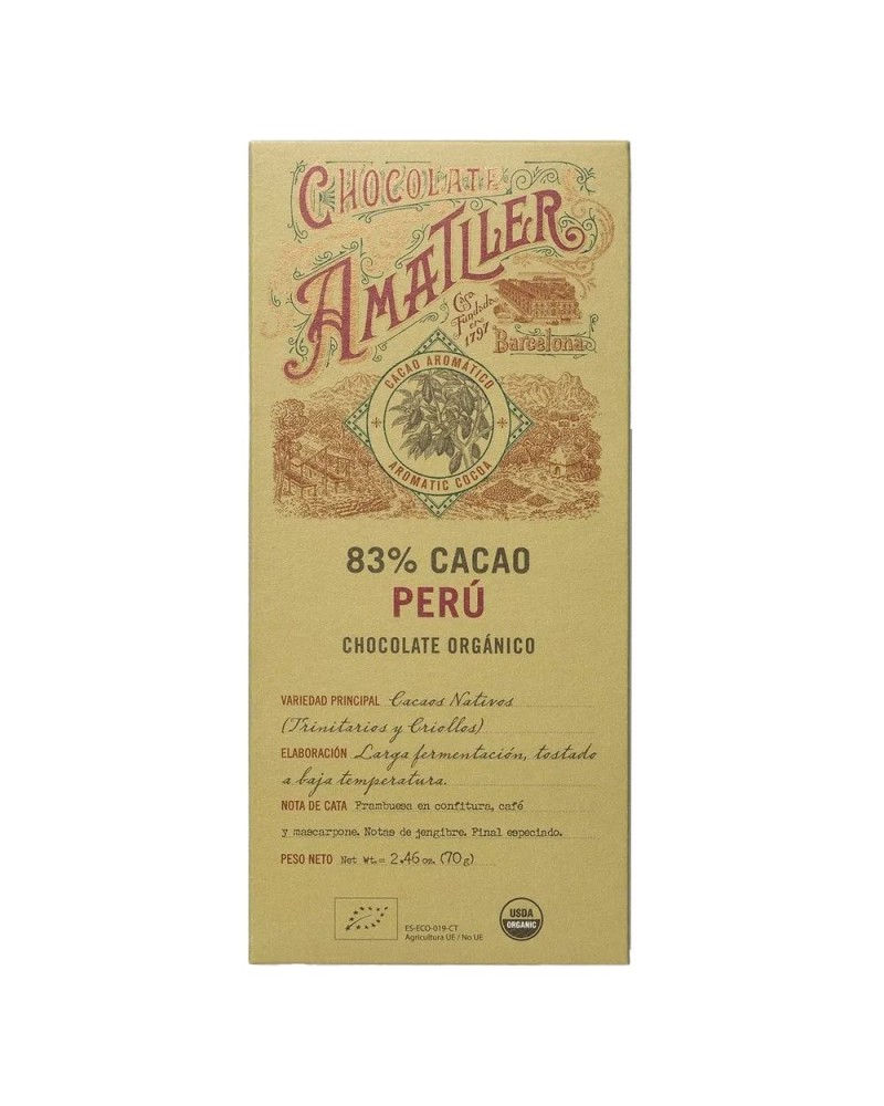 Madagáscar Chocolate Amatller comprimido de cacau a 74% 70g