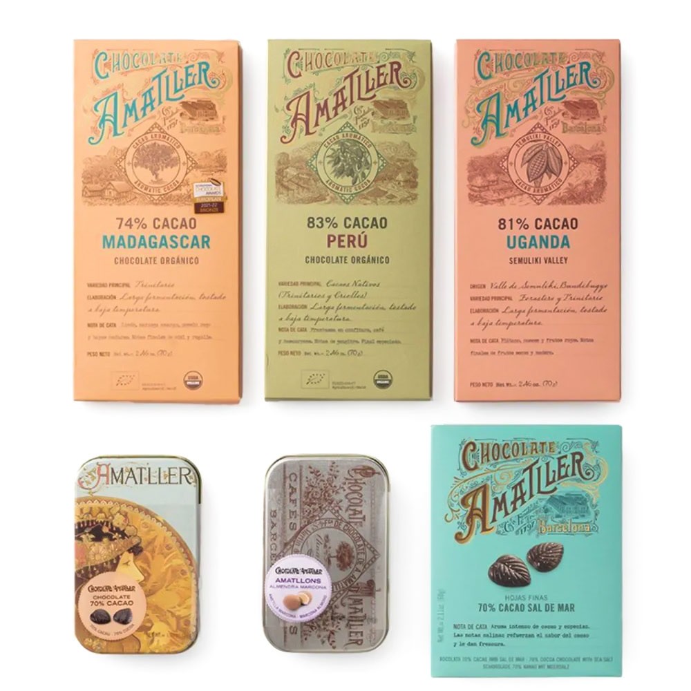 Selección Flors 5 sabores Amatller 180gr.