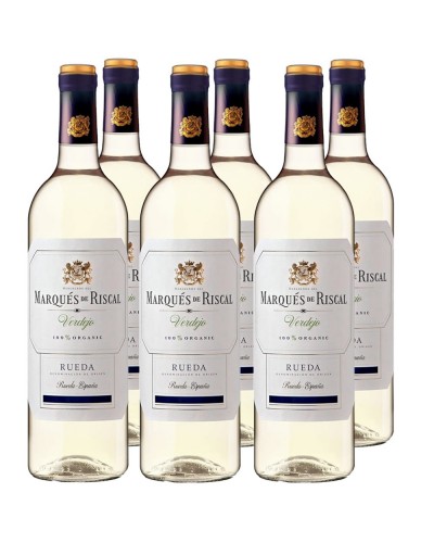 Caja 6 Riscal Verdejo Organic 2020  + Champagnera