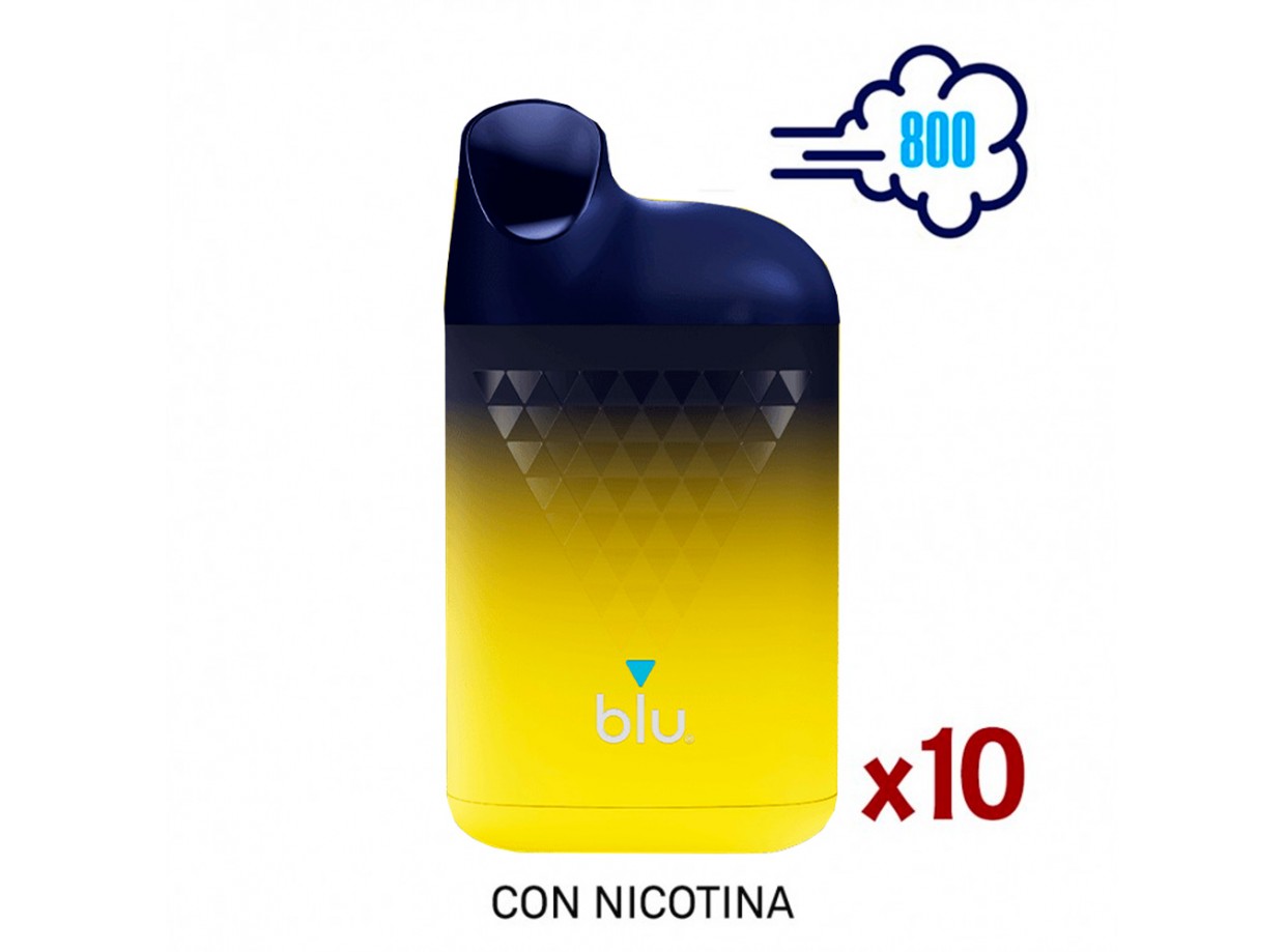 Buy Pack 10 Blu Box - Banana Ice 800 caladas