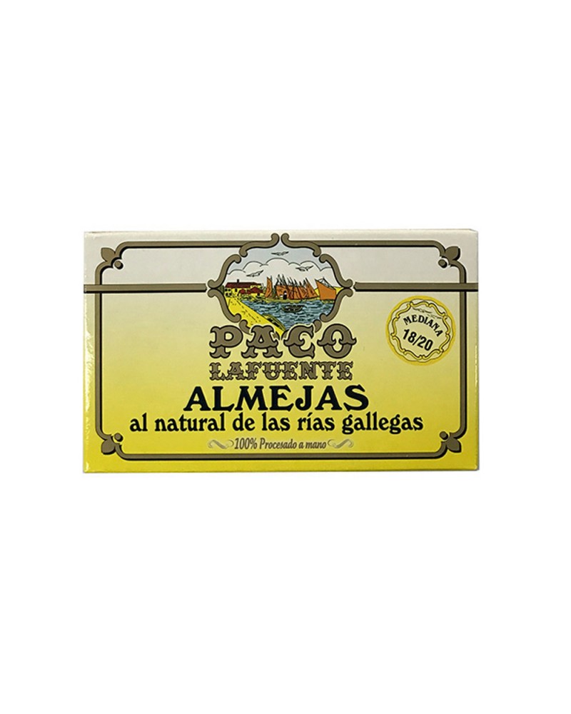 Almejas Paco Lafuente 18/20 115gm
