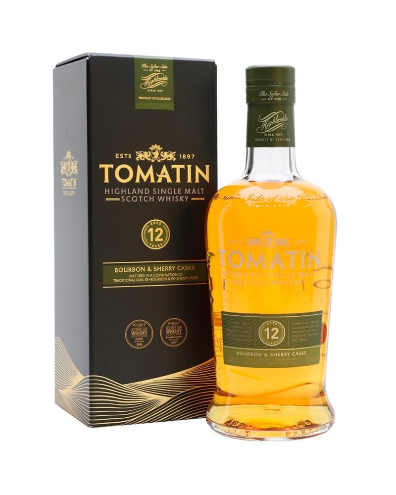 Tomatin Single Malt Whisky 12 Años Miniatura 5cl