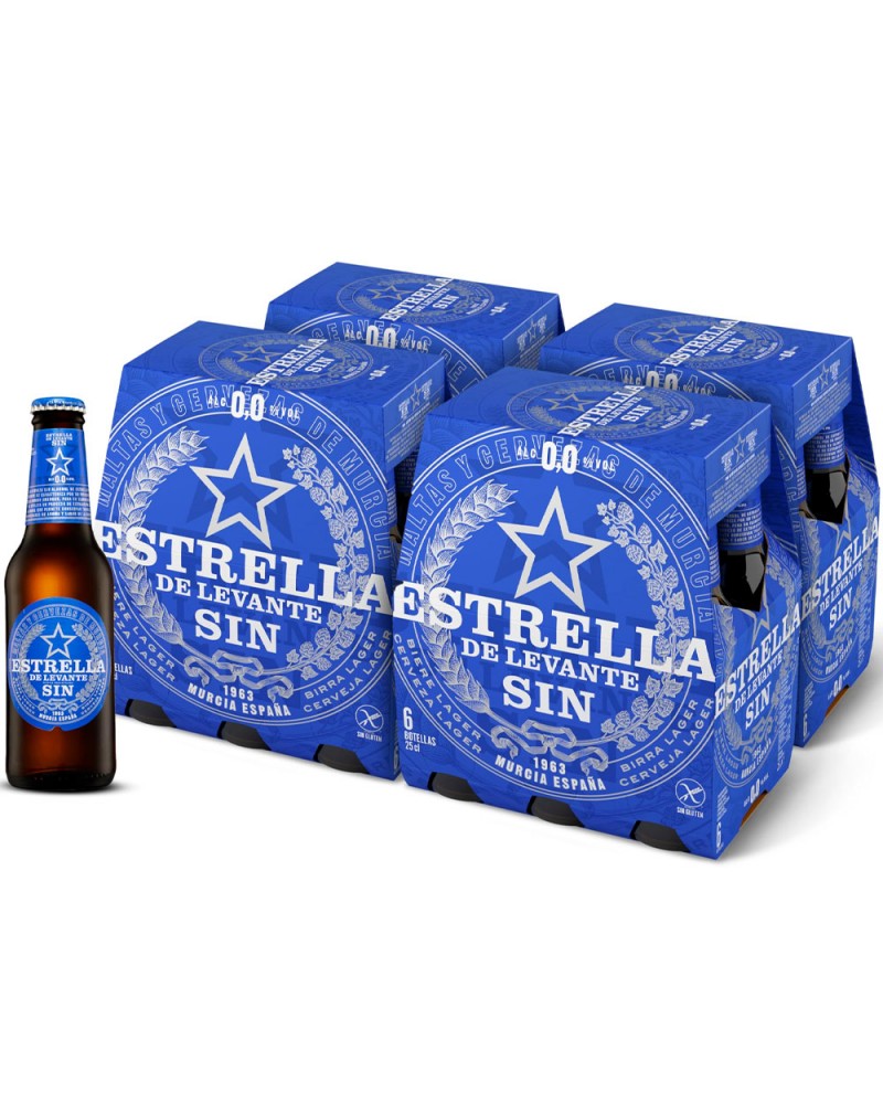 Estrella Levante Sin alcohol 25Cl - Caja 24 uds