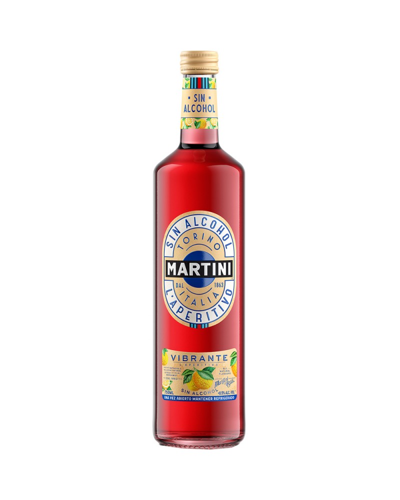 Martini Sin Alcohol Vibrante