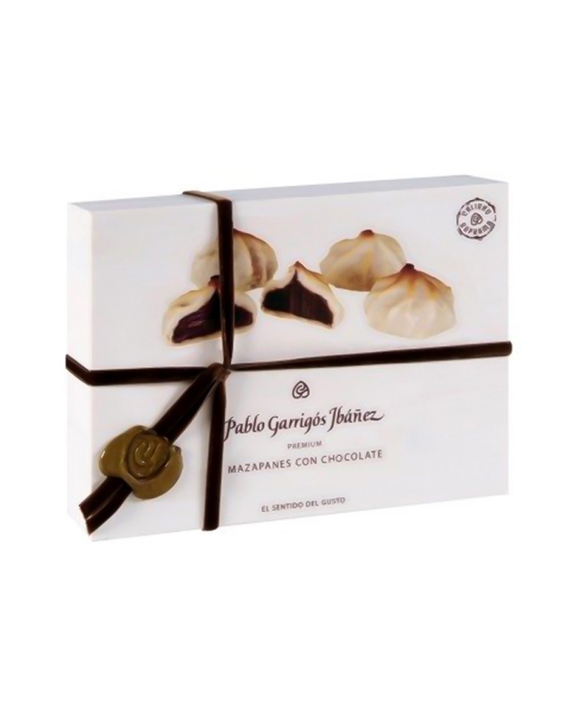 Mazapanes con chocolate Garrigos Premium 200 g.