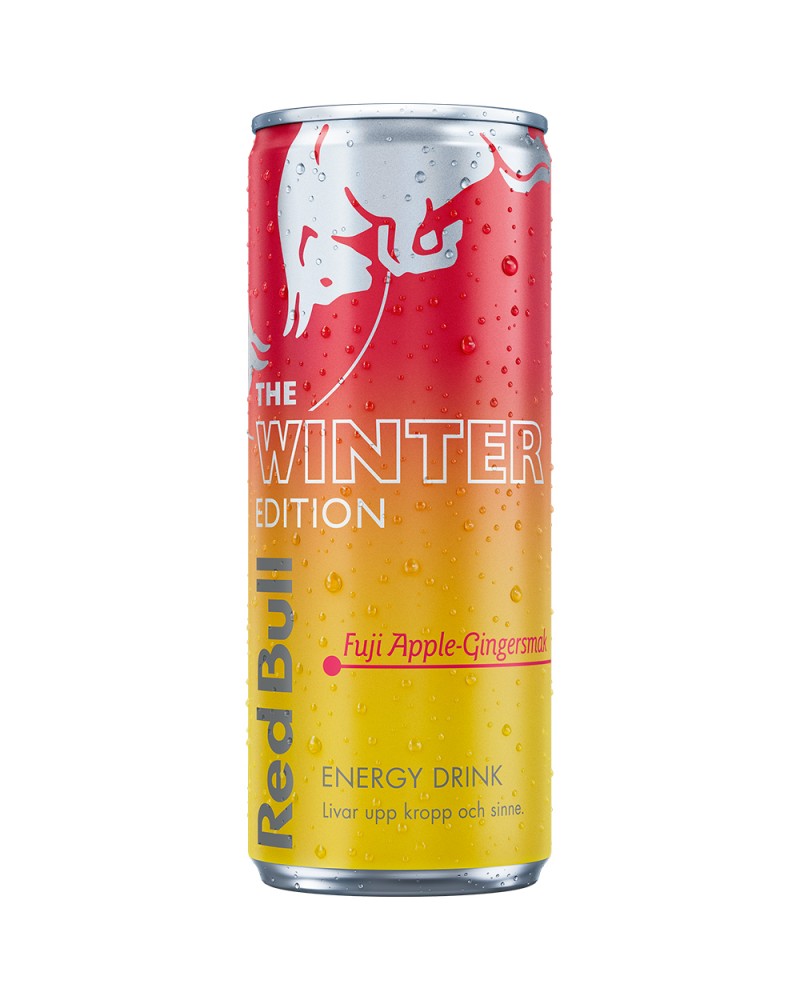 Red Bull Winter Fuji Apple-Ginger Sugarfree 25cl caja-24