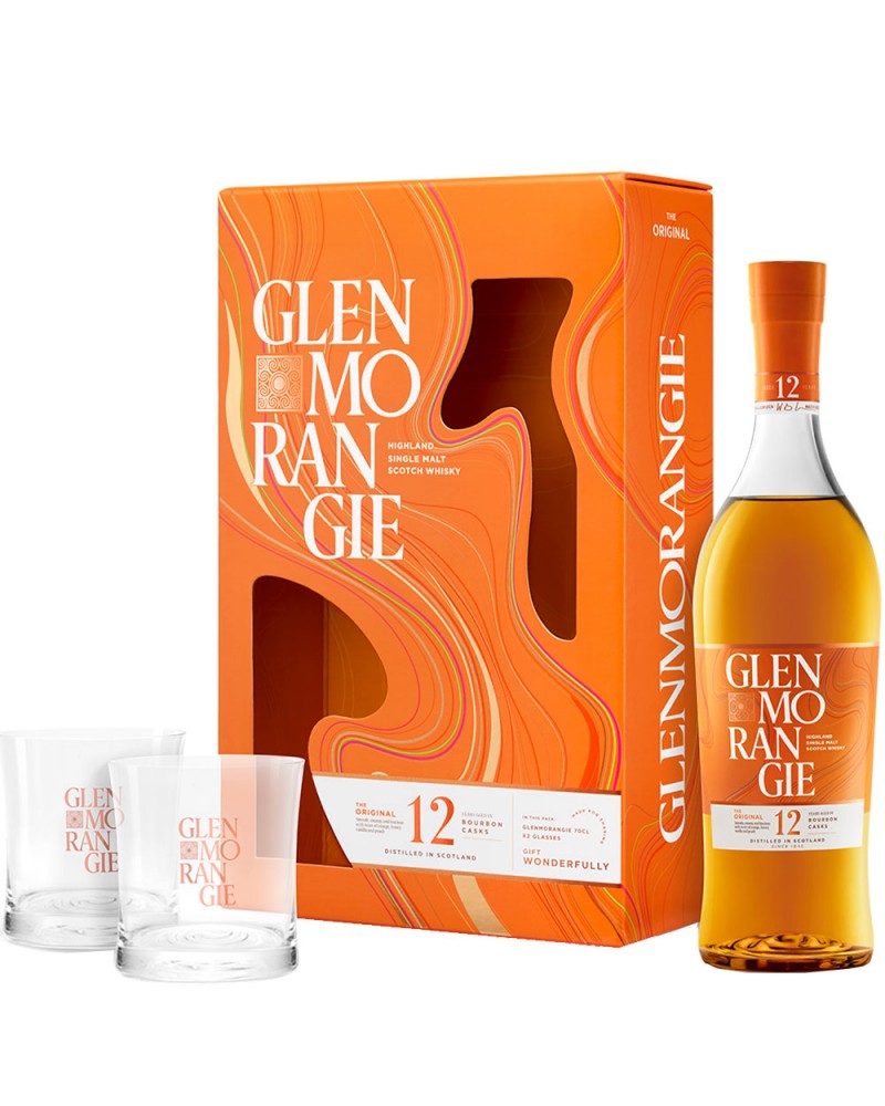 Glenmorangie The Original Estuche + 2 Vasos