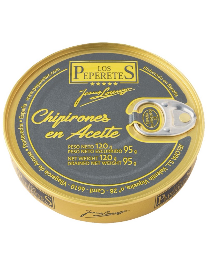Chipirones en Aceite de Oliva Los Peperetes 120gr.