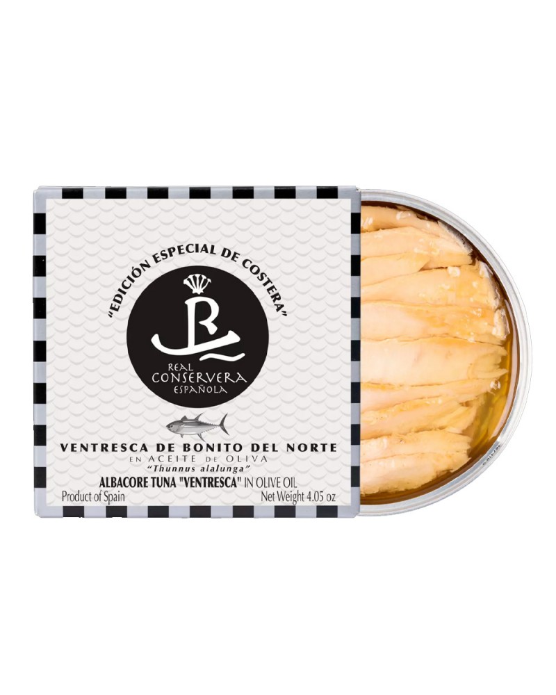 Ventresca De Bonito Costera En Aceite De Oliva Real Conservera Española 120gr.