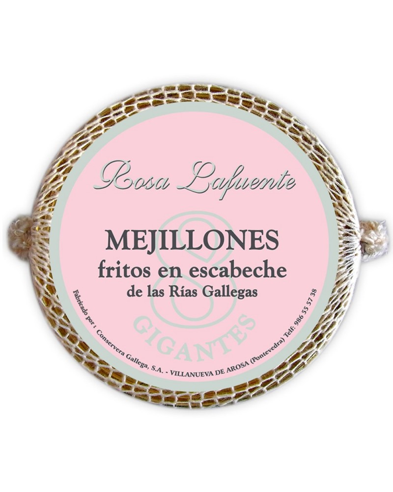 Mejillones fritos en escabeche 10 piezas Rosa Lafuente