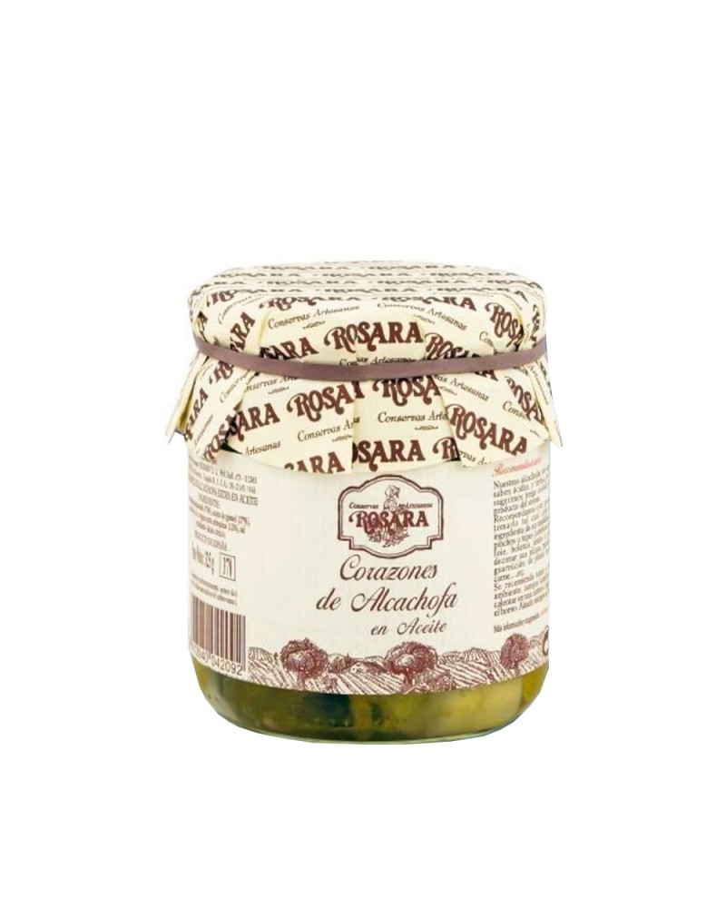 Corazones de Alcachofa en Aceite Rosara 325g
