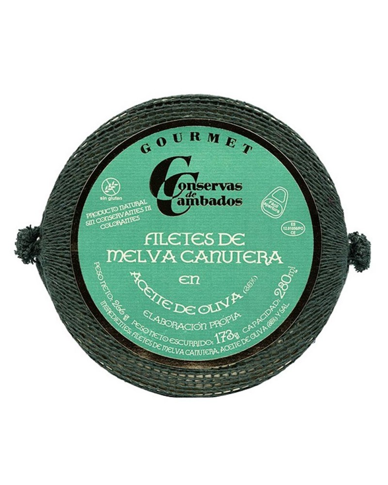 Filetes de Melva Canutera en Aceite 280 ml Cambados