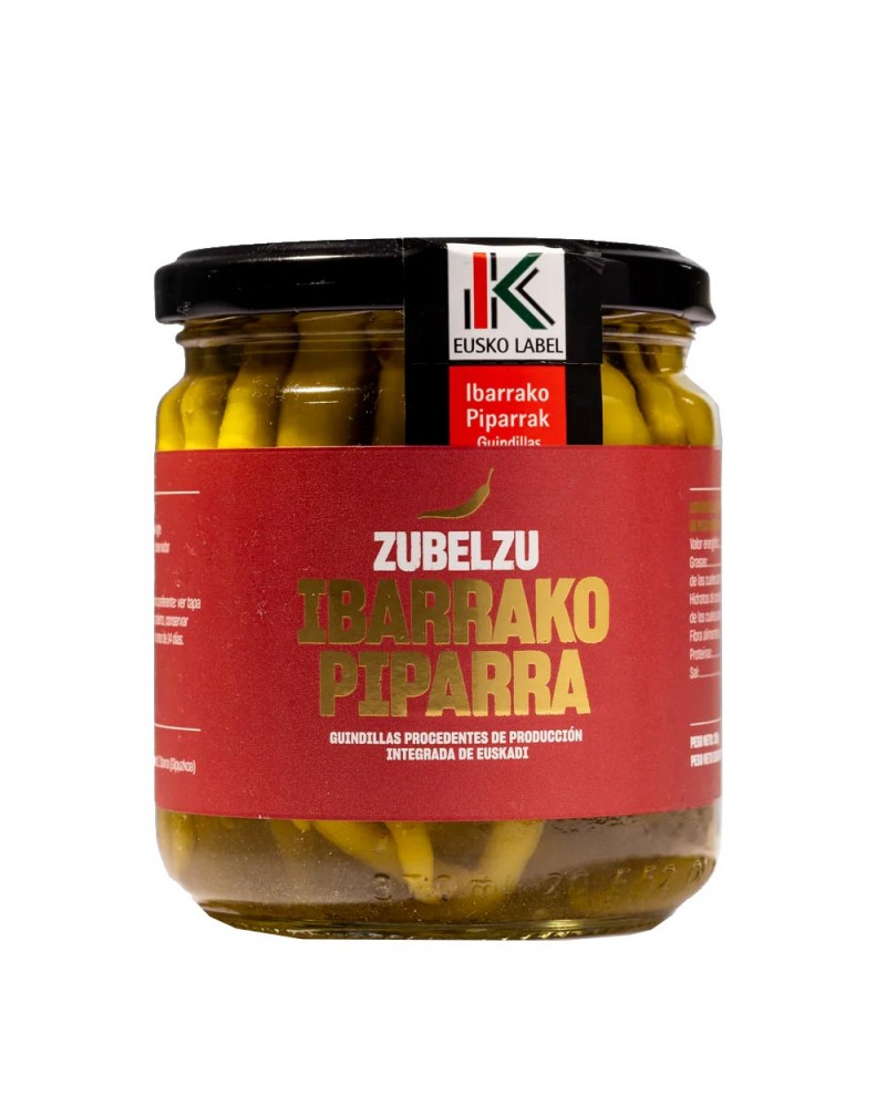 Guindilla Ibarrako Piparrak Zubelzu 300gr