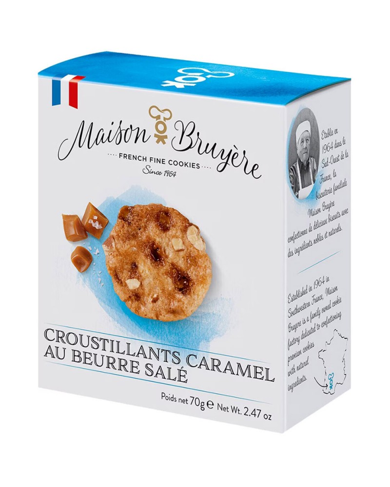 Maison Bruyere Croustillants Caramel au Beurre Sale 70g