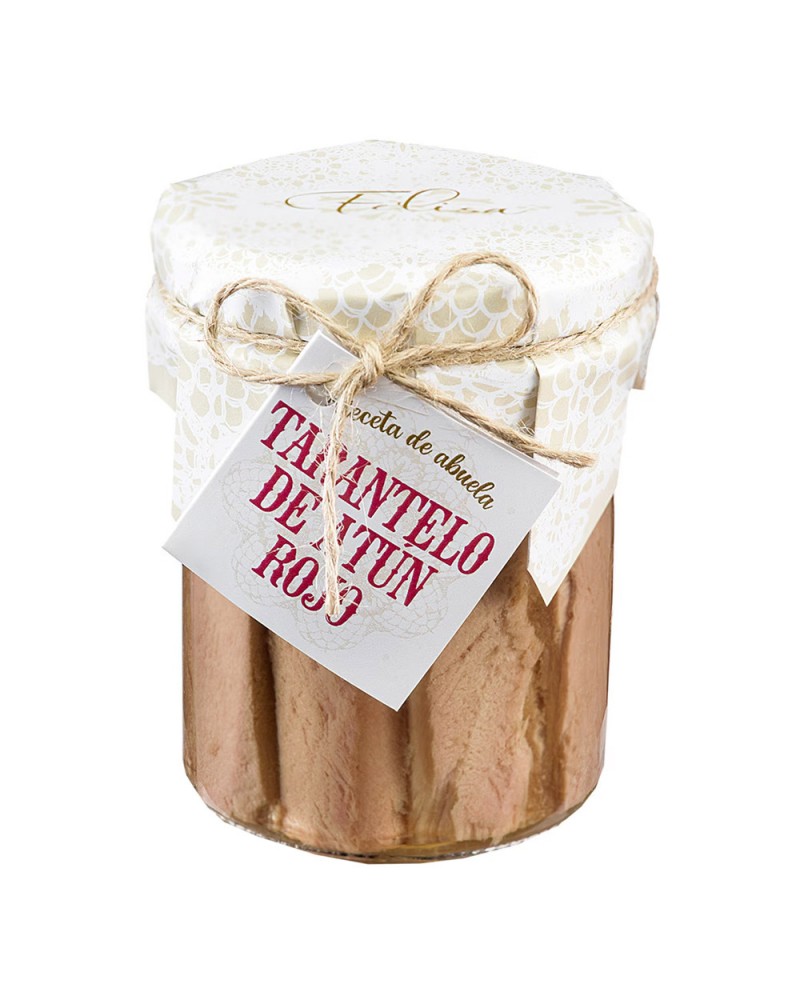 Tarantelo de Atun Rojo Felisa en tarro de cristal de 350gr.