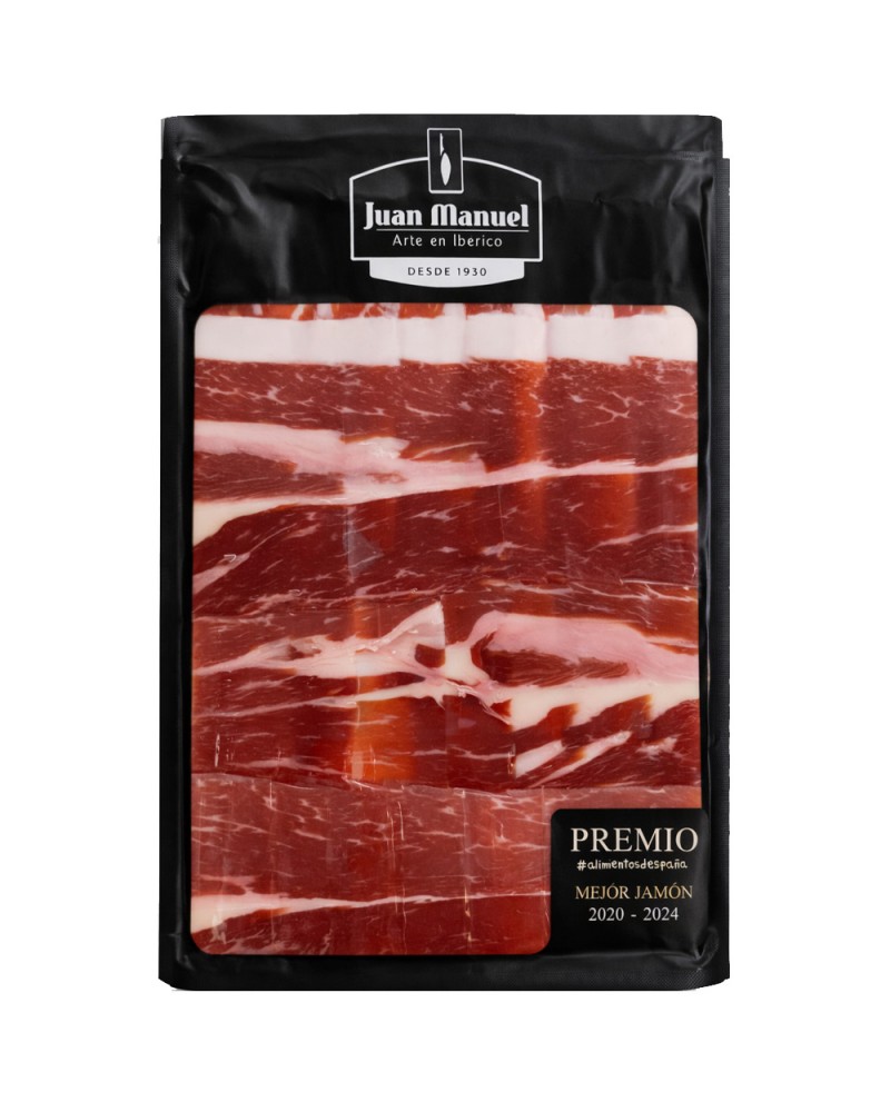 Jamon Juan Manuel Cebo de Campo Cortado a Cuchillo 80gr.