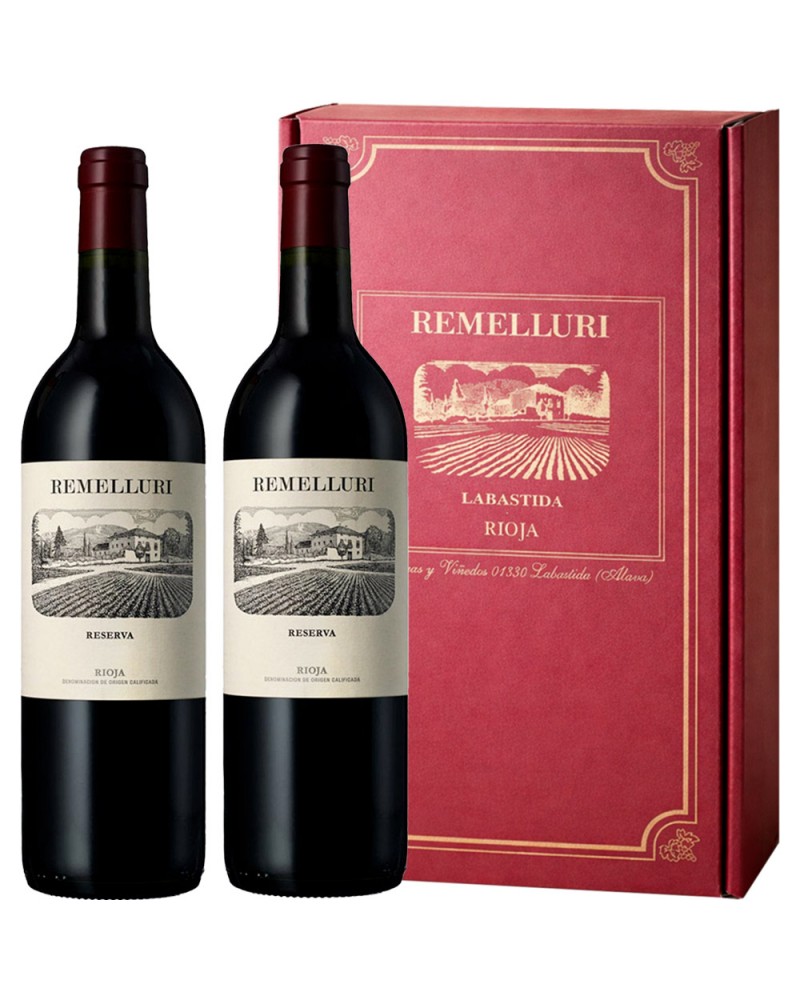 Estuche 2 botellas Remelluri Reserva 2017