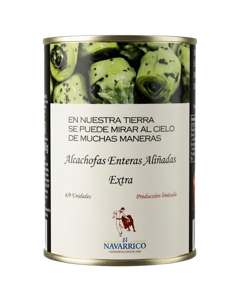 Alcachofas Aliñadas Lata el Navarrico 6/9 425Ml.