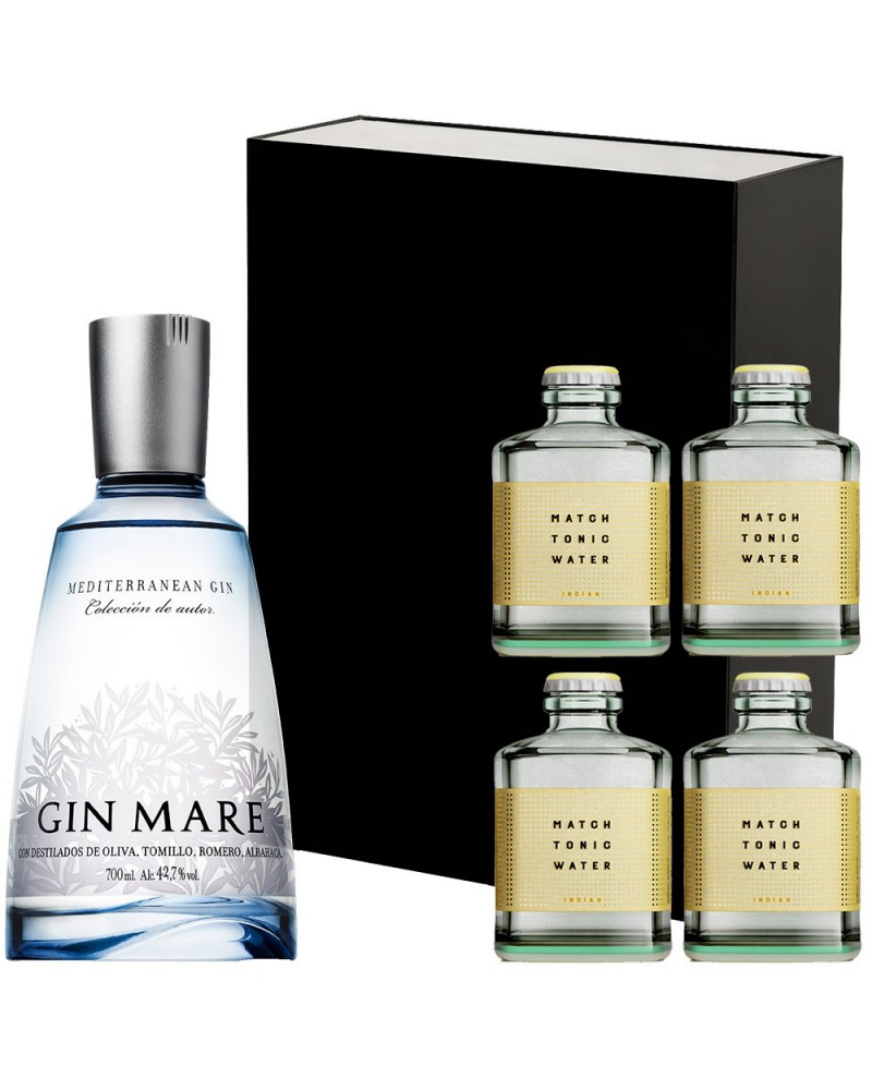 Estuche Gin Mare + 4 Tonicas Match Indian