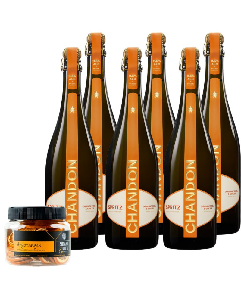 Chandon Spritz Pack 6 botellas + Naranja Deshidratada 70gr