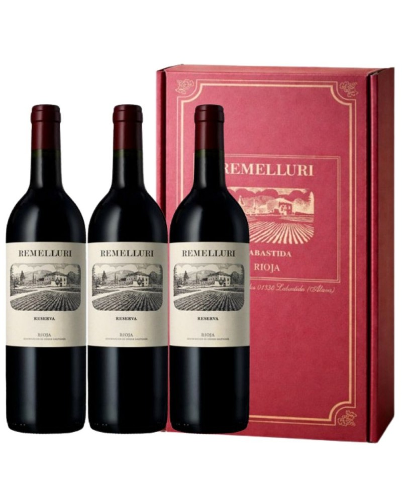 Estuche 3 Botellas Remelluri Reserva 2017