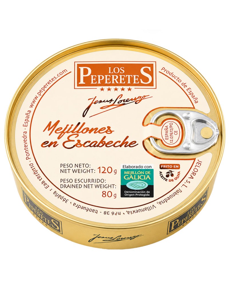 Mejillones Peperetes 6/8 120gr.