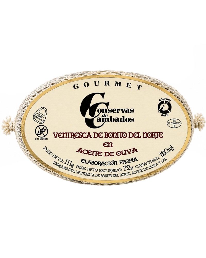 Ventresca de Bonito en Aceite de Oliva de Cambados 120ml