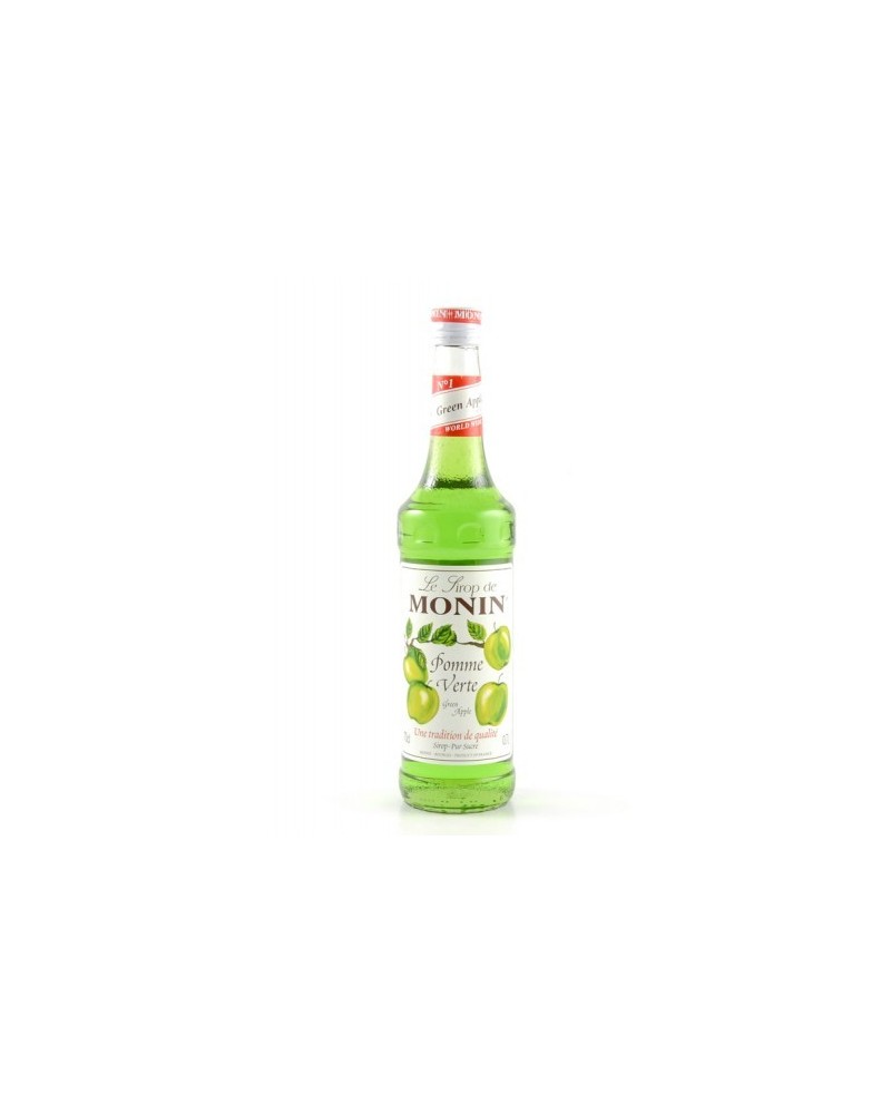 sirope monin manzana verde - monin green apple syrup