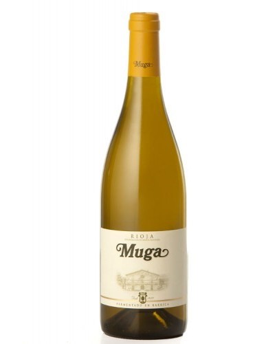 vino muga blanco fermentado en barrica