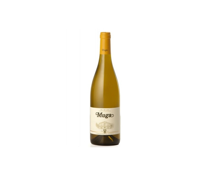 vino muga blanco fermentado en barrica