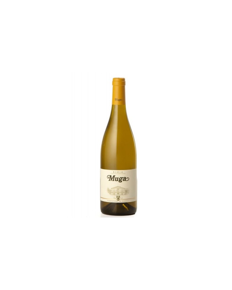 vino muga blanco fermentado en barrica