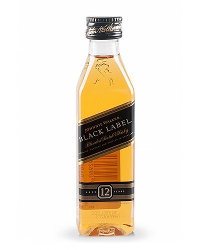 miniatura johnnie walker black label - comprar black label - whisky