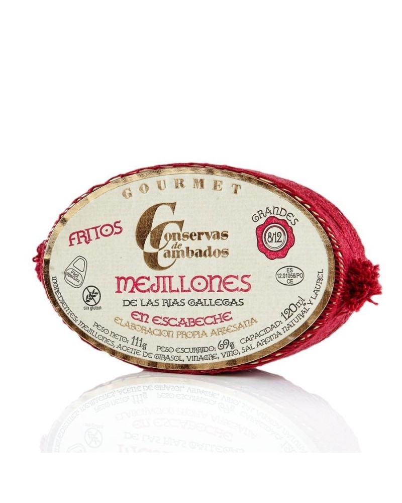 Mejillones Fritos Gourmet Cambados 8/12 und. 120ml.