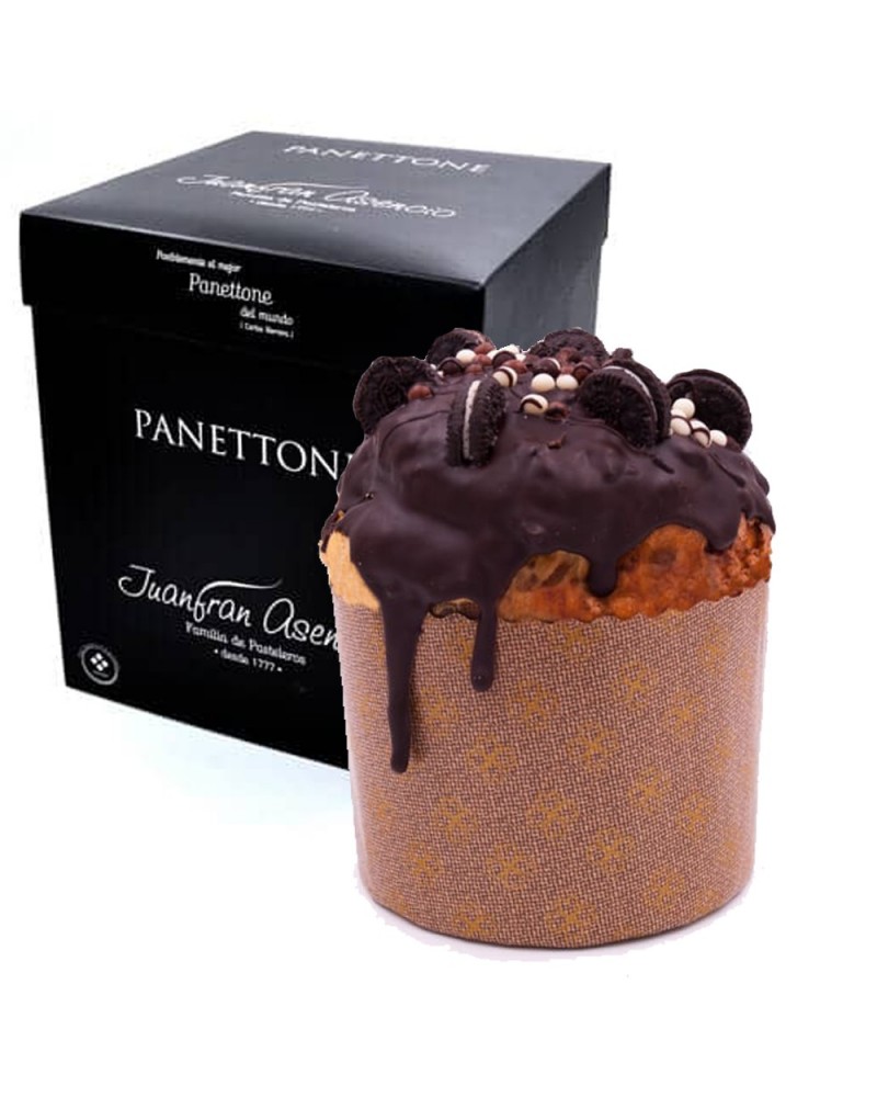 Panetone Coberto e Recheado com Chocolate JUANFRAN ASENCIO 550 gr.