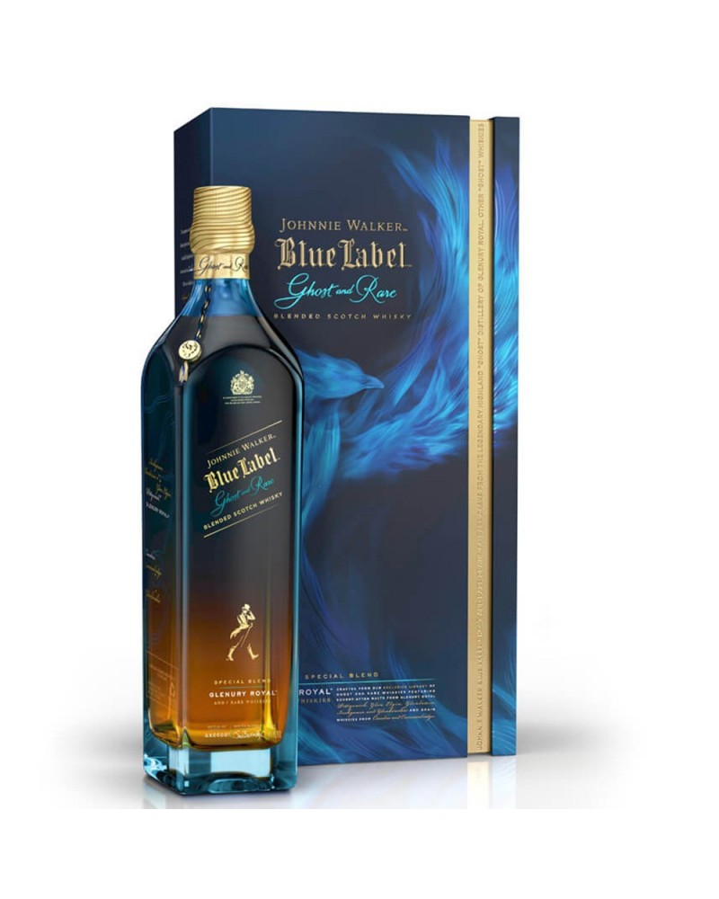 Jonnie Walker Blue Ghost And Rare Glenury Royal 70cl.