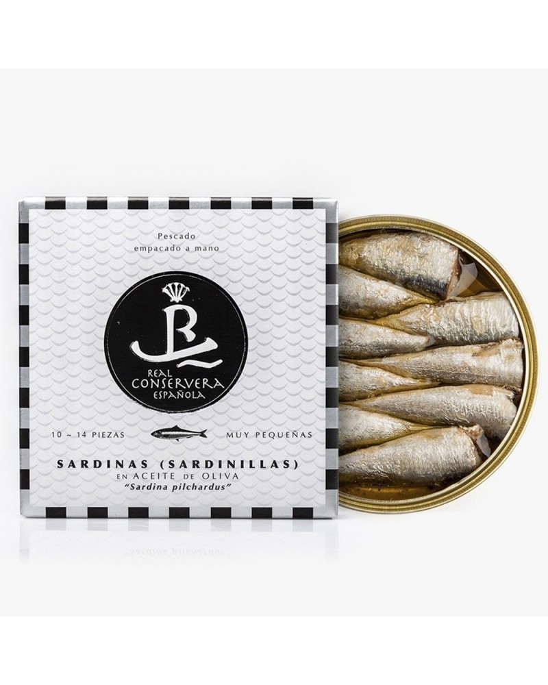 Sardinillas En Aceite De Oliva 14/18 Real Conservera Española 115gr.