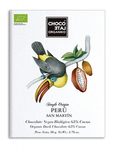 Choco Late Organiko Perú 65% Chocolate Negro 50gr.