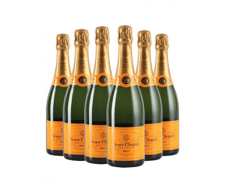 Veuve Clicquot Yellow Label Paquet de 6.
