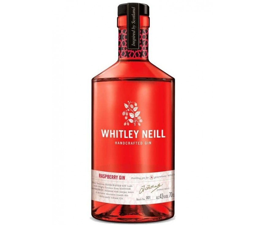 Whitley Neill Raspberry Gin 70cl.