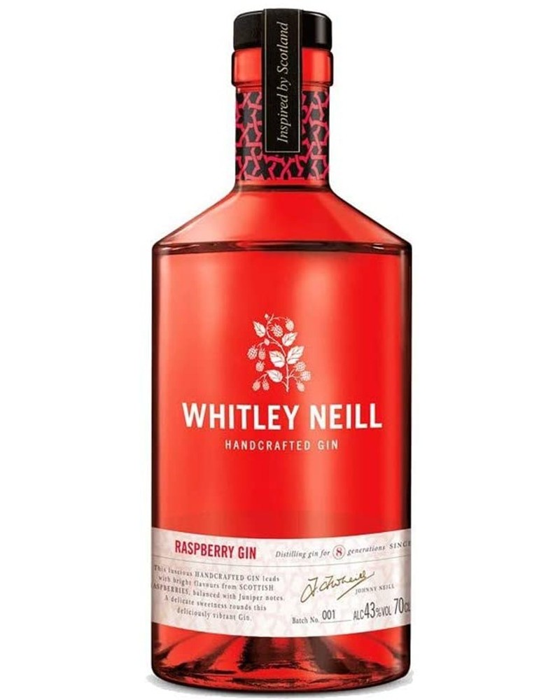 Whitley Neill Raspberry Gin 70cl.