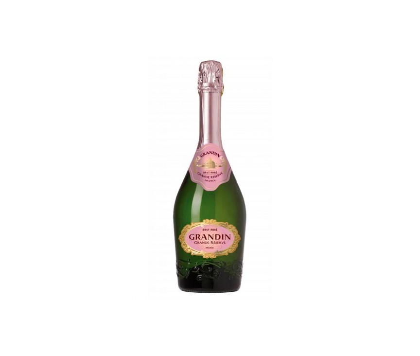 grandin grande reserve brut rrose - vino espumoso - grandin - cremant de loire