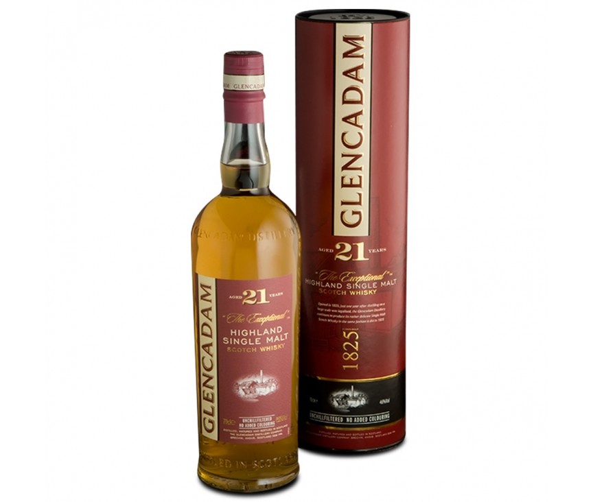 Glencadam Single Malt Whisky 21 Años 