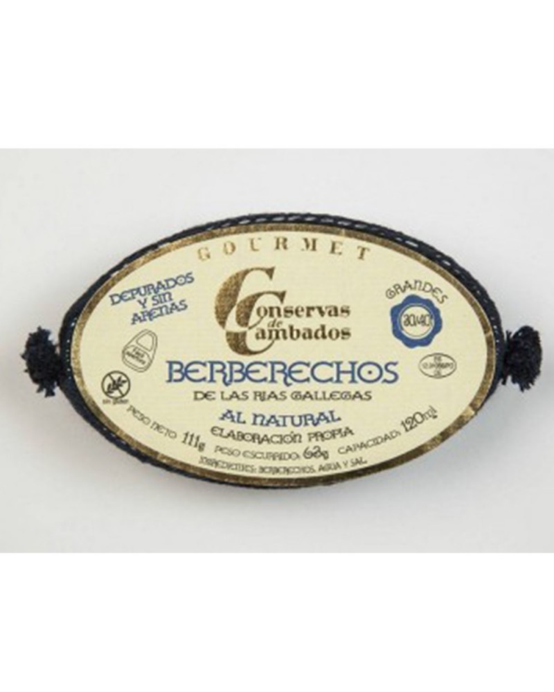 Berberechos De Cambados Gourmet 30/40 und. 120ml.