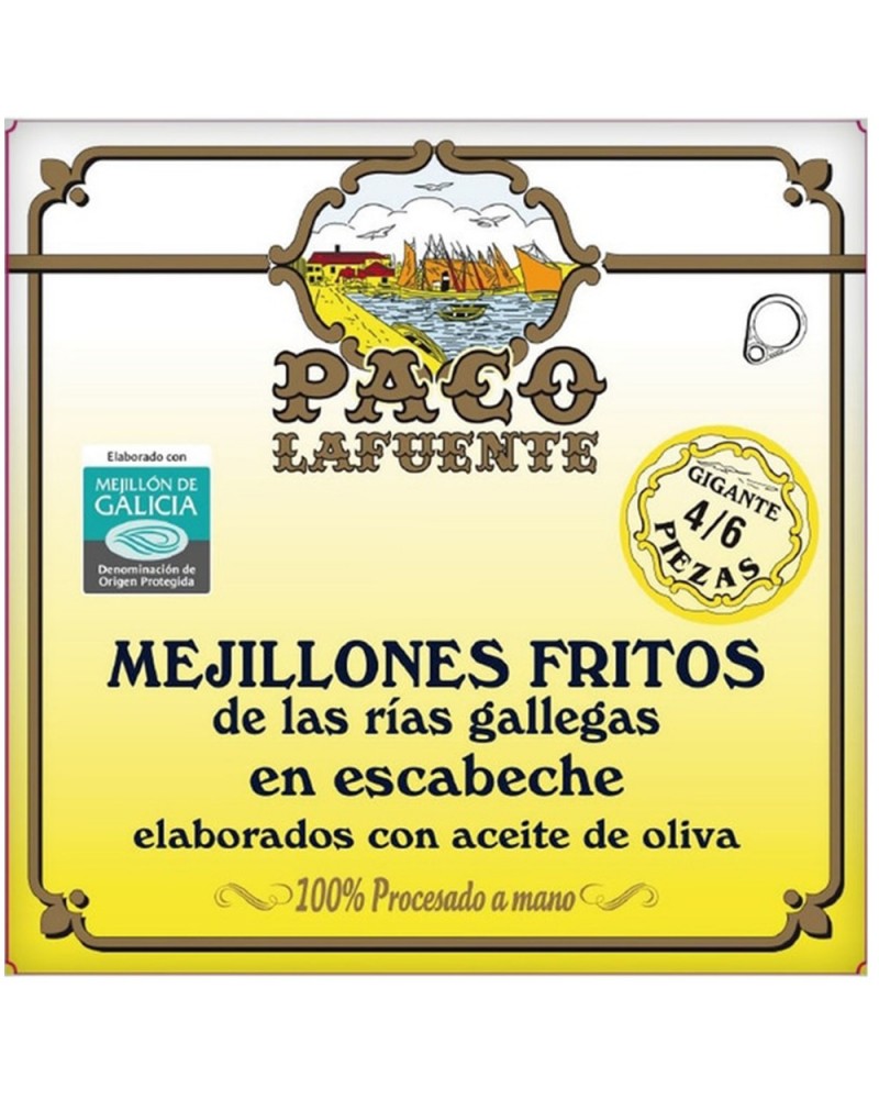 Moules frites marinées Paco La Fuente 4/6